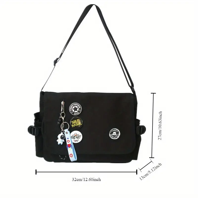 Noah | Trendy Nylon Lightweight Crossbody Messenger Bag