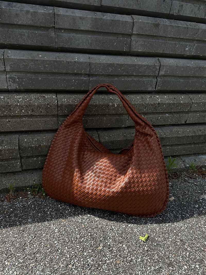 Women’s Shoulder Bag Spacious Soft Woven Style