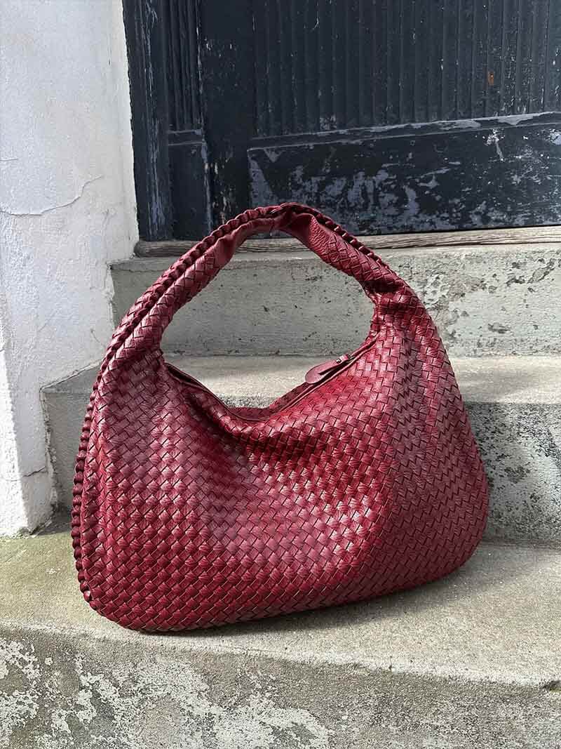 Women’s Shoulder Bag Spacious Soft Woven Style