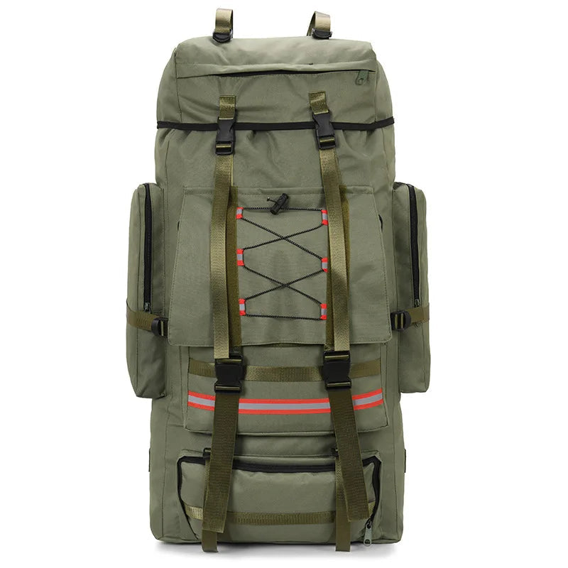 Men’s Outdoor Travel Backpack Large Waterproof 130L Adventure Pack