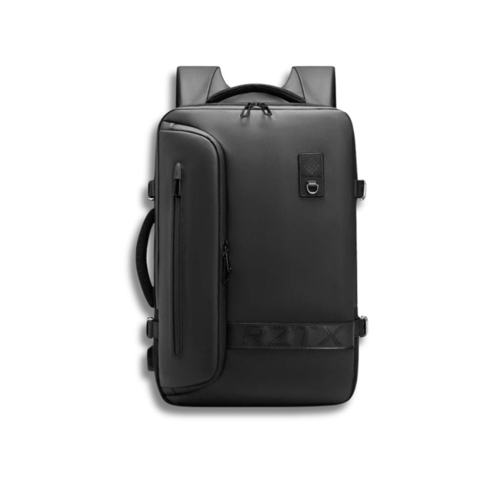 Men's Air Compression Expandable Laptop Travel Backpack with USB Charging