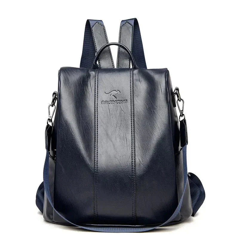 Quest | Women's Anti-Theft Leather Backpack