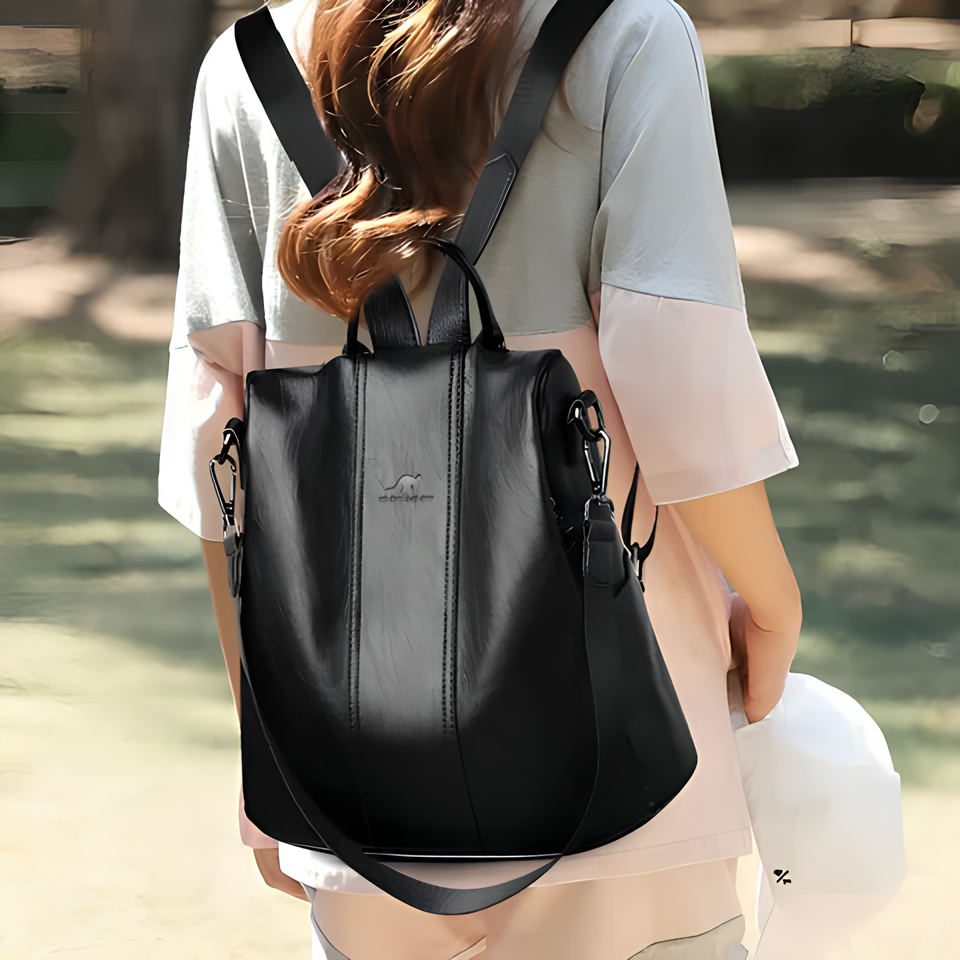 Quest | Women's Anti-Theft Leather Backpack