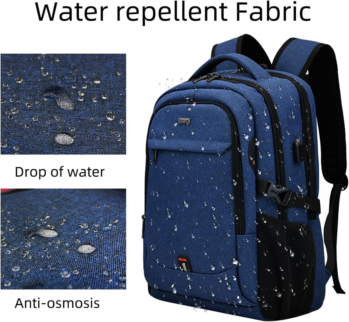 Anti-Theft Travel Laptop Backpack with USB Port and Organized Storage