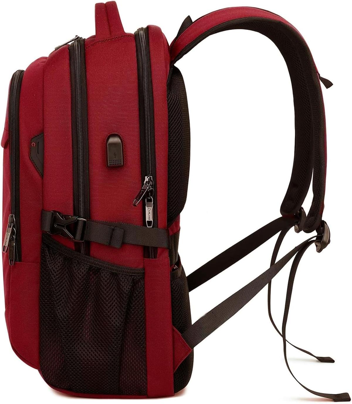 Anti-Theft Travel Laptop Backpack with USB Port and Organized Storage
