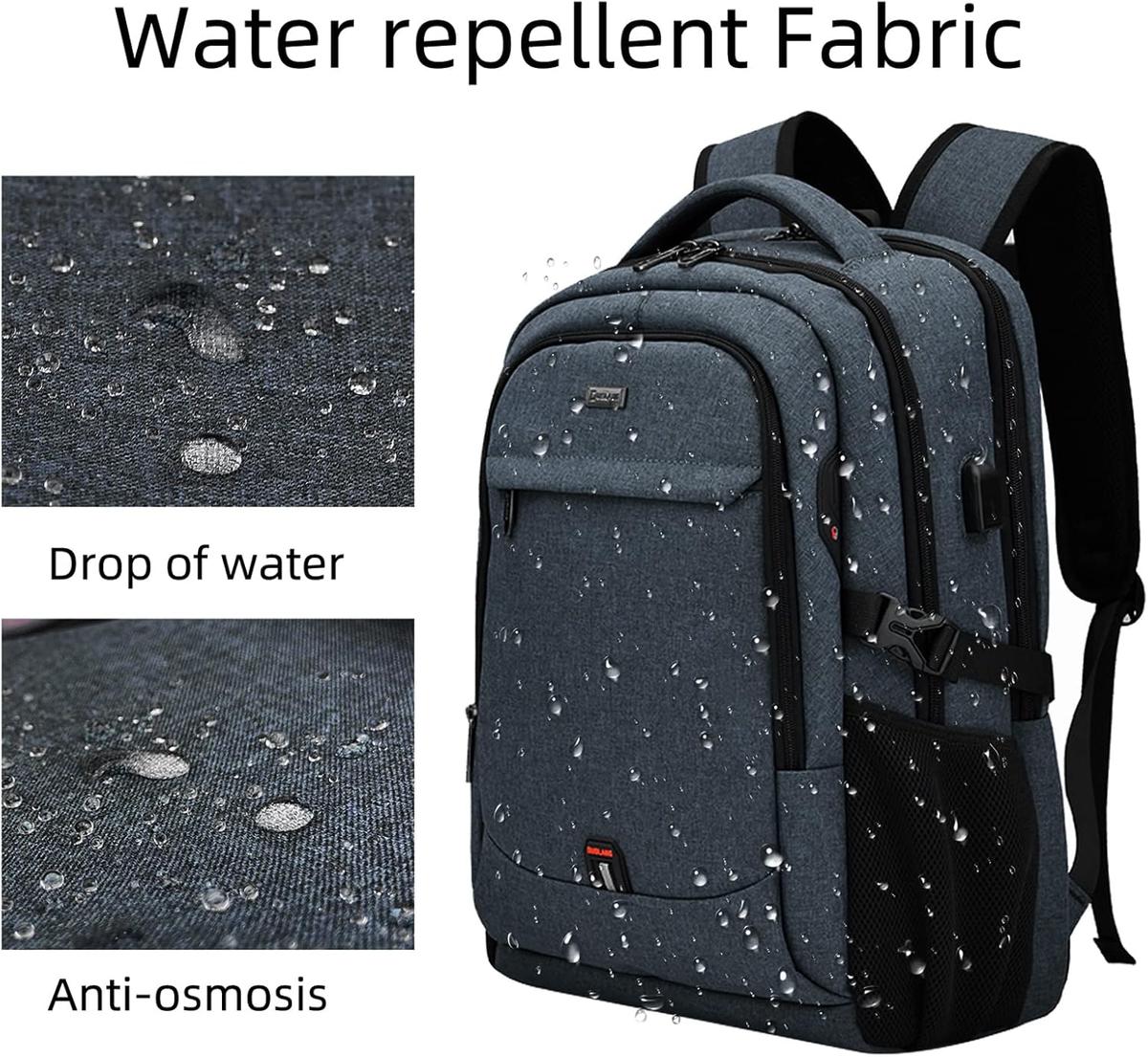 Anti-Theft Travel Laptop Backpack with USB Port and Organized Storage