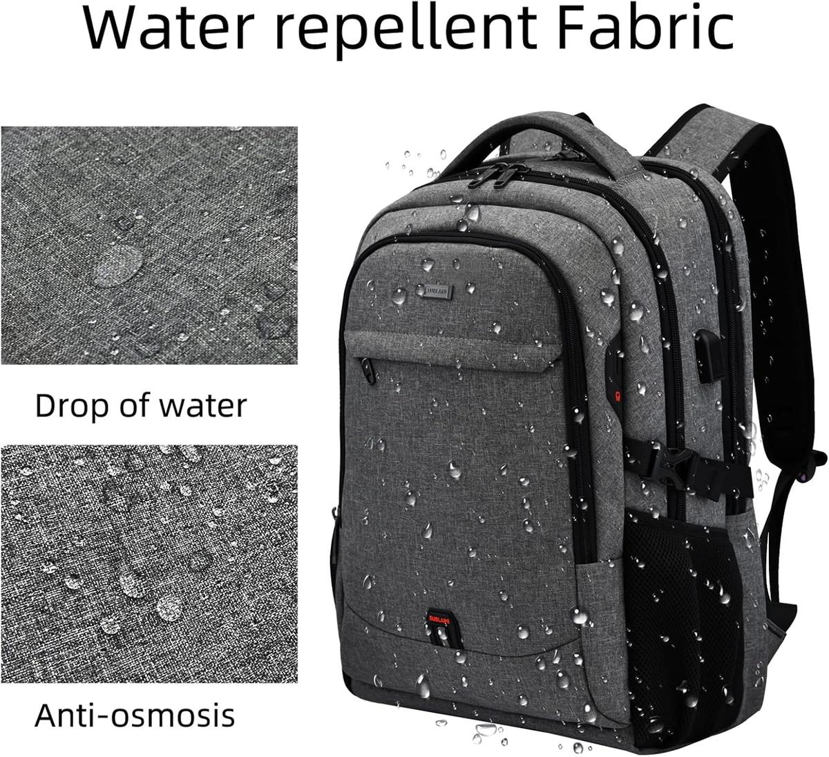 Anti-Theft Travel Laptop Backpack with USB Port and Organized Storage