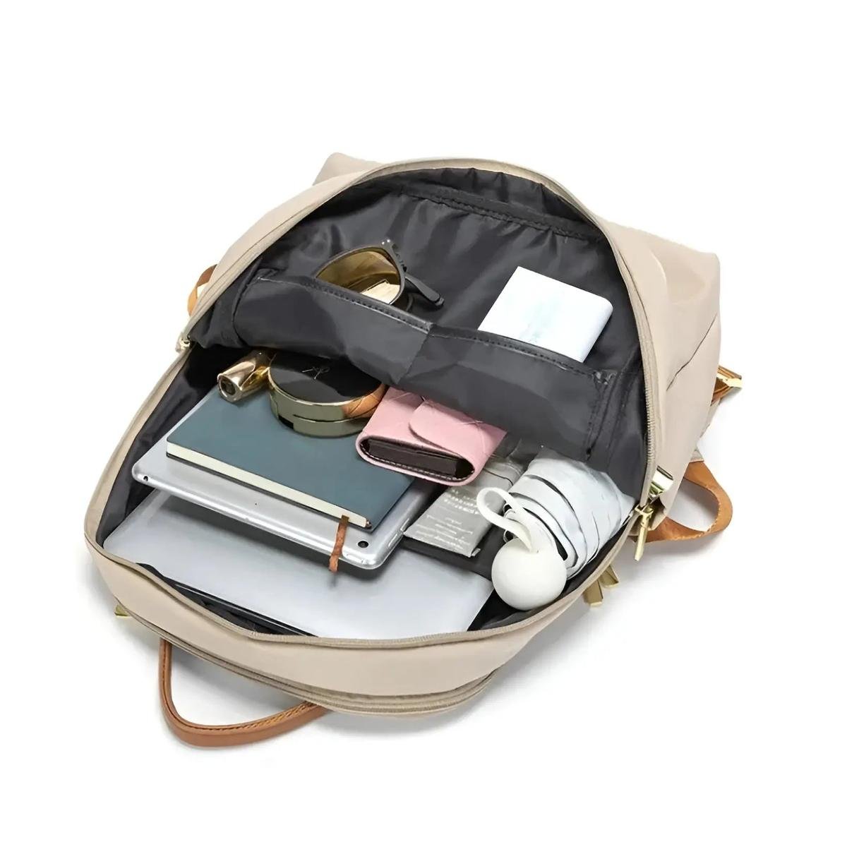 Women’s Waterproof Laptop Backpack Multi-Compartment Daypack