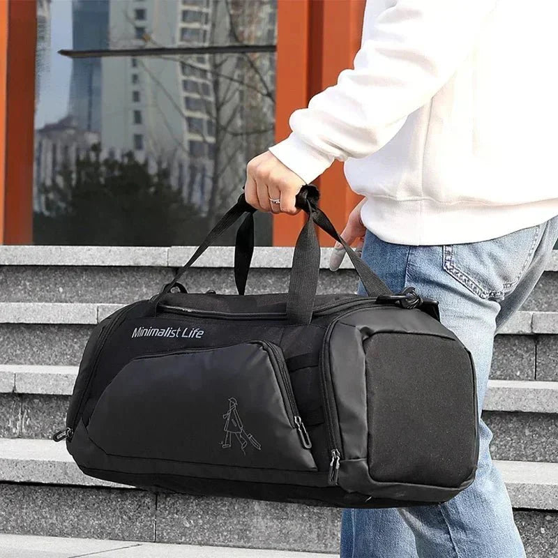 Unisex Sports Duffel Bag Water-Resistant Gym & Weekend Carryall