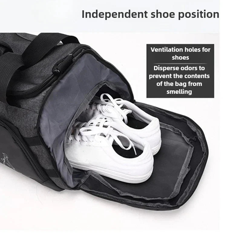 Unisex Sports Duffel Bag Water-Resistant Gym & Weekend Carryall