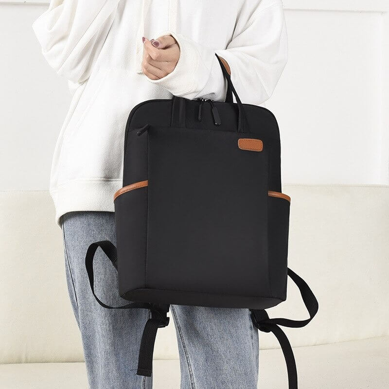 Lightweight Anti-Theft Travel Backpack with Hidden Zipper Security