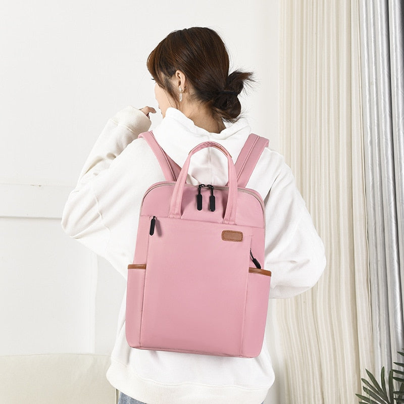 Lightweight Anti-Theft Travel Backpack with Hidden Zipper Security