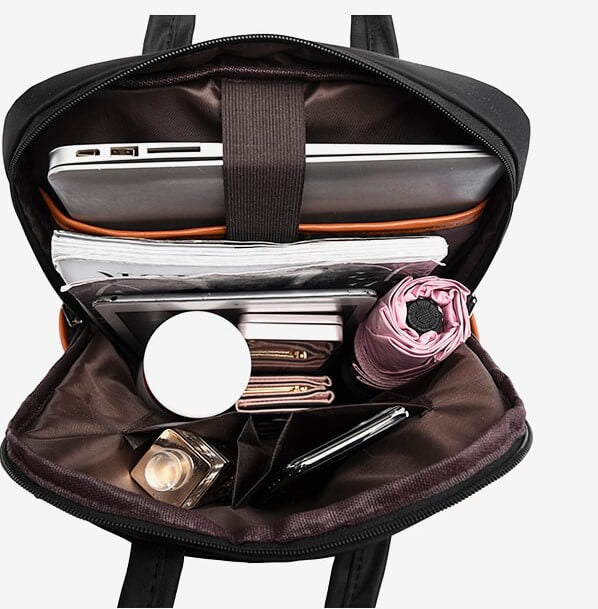 Lightweight Anti-Theft Travel Backpack with Hidden Zipper Security