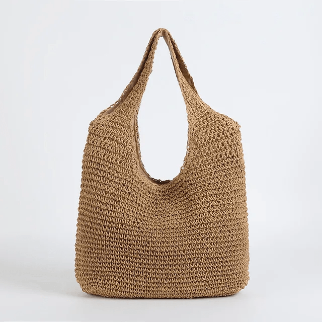 Women’s Summer Beach Tote Bag Lightweight Woven Design