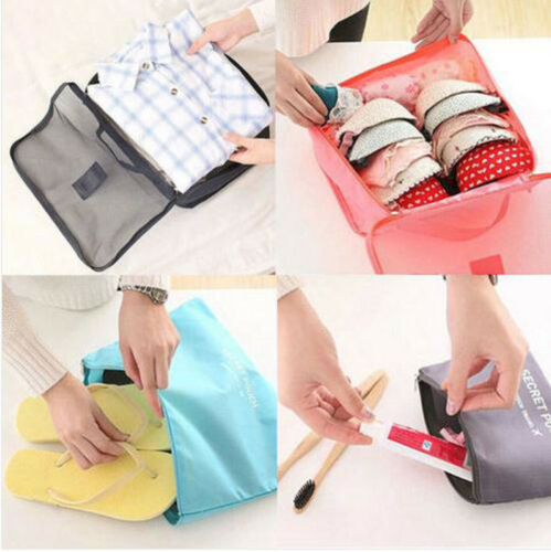 6-Piece Luggage Packing Organizer Set for Space Saving Travel
