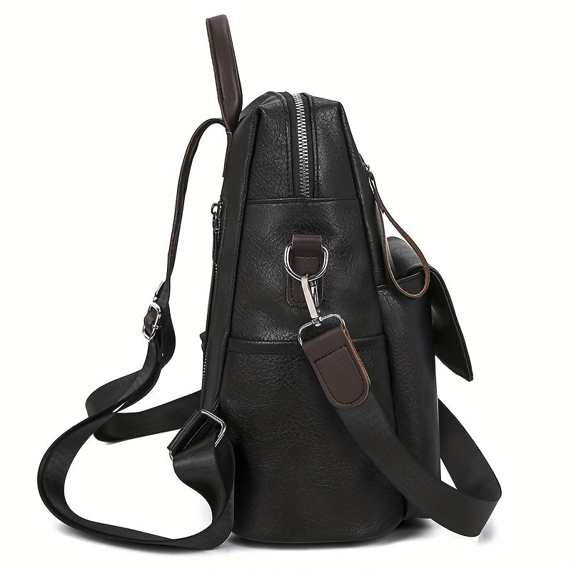 Chloe | Anti-Theft Leather Travel Backpack