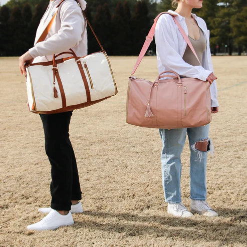 Compact Luxury Travel Garment Duffel Bag