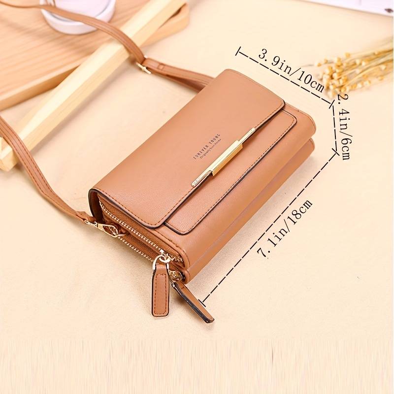 Versatile Crossbody Bag for Organized Essentials in Compact Wallet