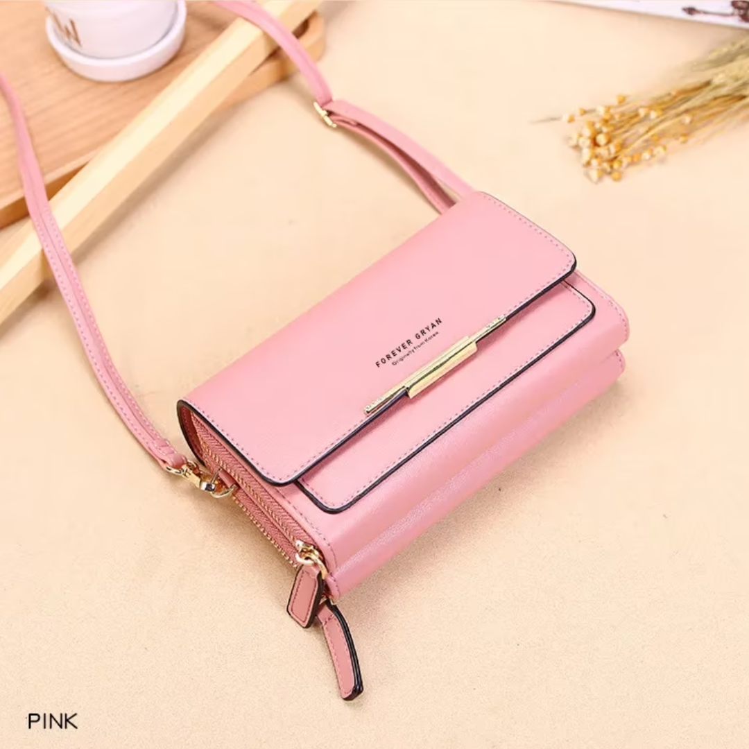 Versatile Crossbody Bag for Organized Essentials in Compact Wallet