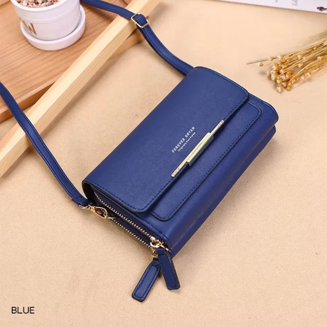 Versatile Crossbody Bag for Organized Essentials in Compact Wallet