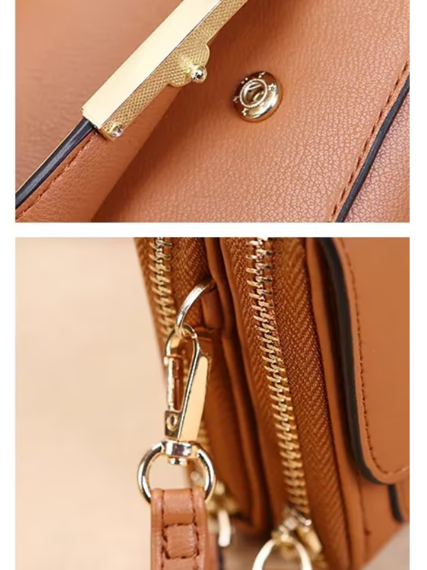 Versatile Crossbody Bag for Organized Essentials in Compact Wallet