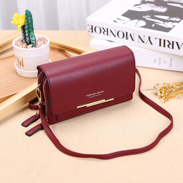 Versatile Crossbody Bag for Organized Essentials in Compact Wallet