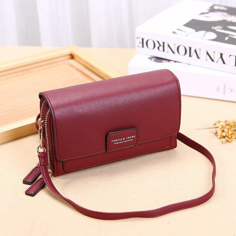 Versatile Crossbody Bag for Organized Essentials in Compact Wallet