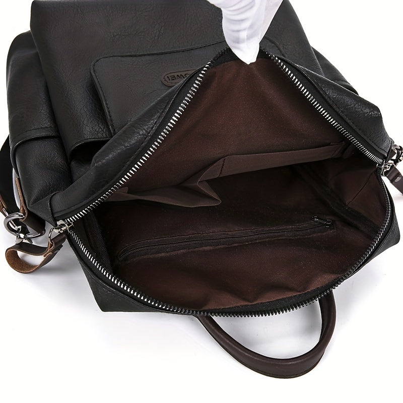 Chloe | Anti-Theft Leather Travel Backpack