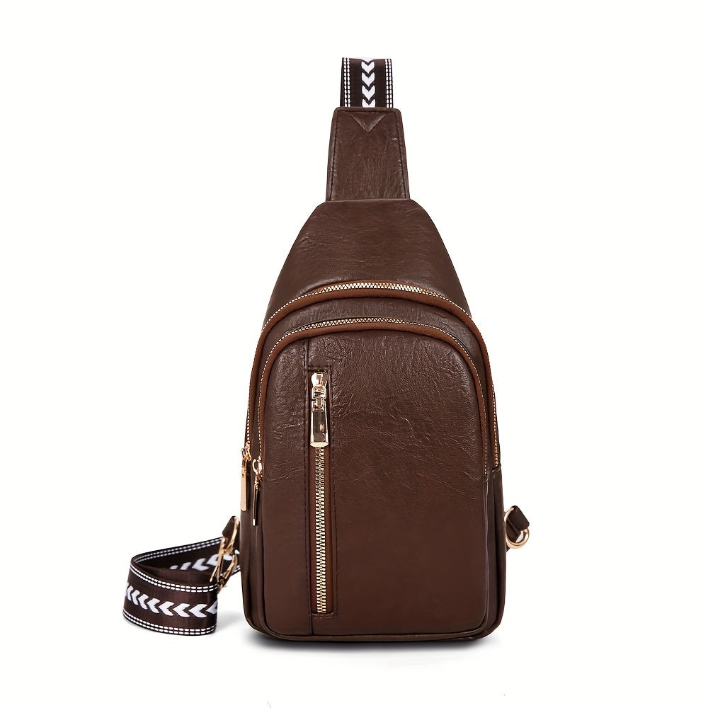 Women's Vintage Charm Large Crossbody Bag