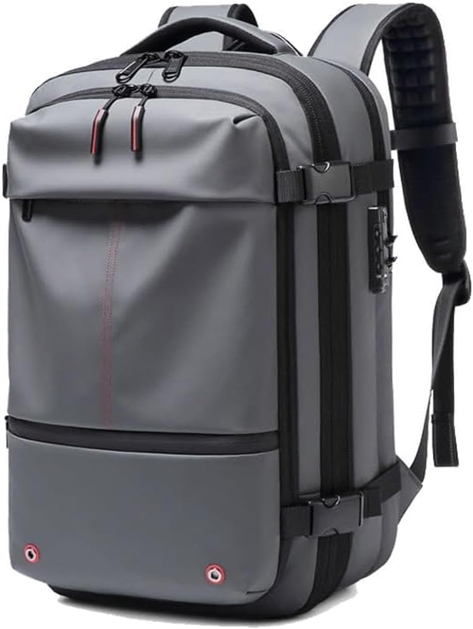 Expandable Compression Travel Backpack with Anti-Theft Lock & Wet Pocket