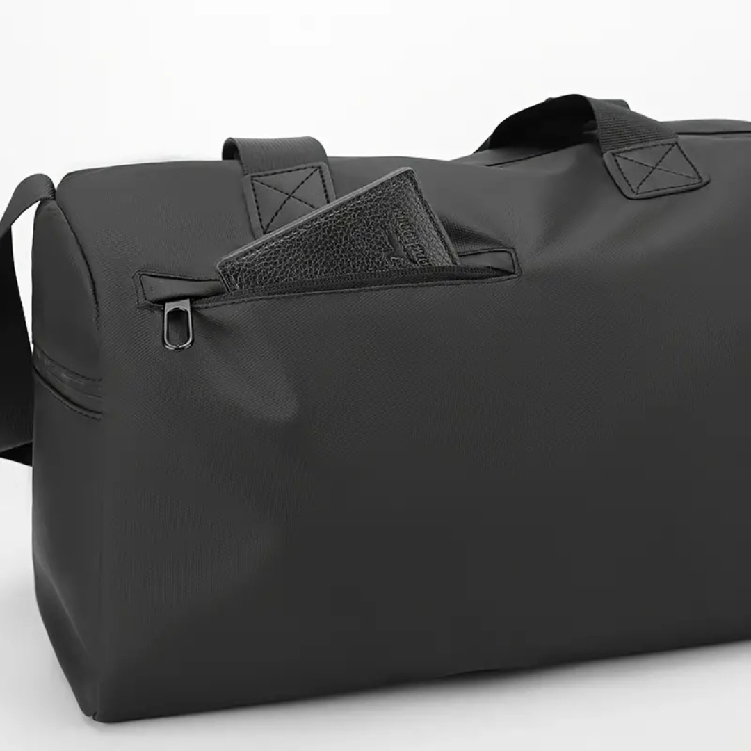 Waterproof Gym Travel Bag with Separate Shoe Section and Bottom Pocket