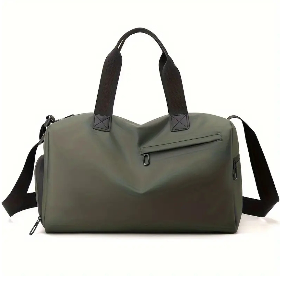 Waterproof Gym Travel Bag with Separate Shoe Section and Bottom Pocket