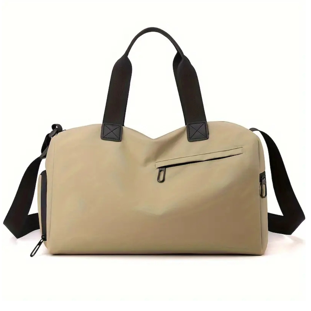 Waterproof Gym Travel Bag with Separate Shoe Section and Bottom Pocket