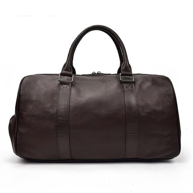 Avenir | Genuine Leather Travel Duffle Bag