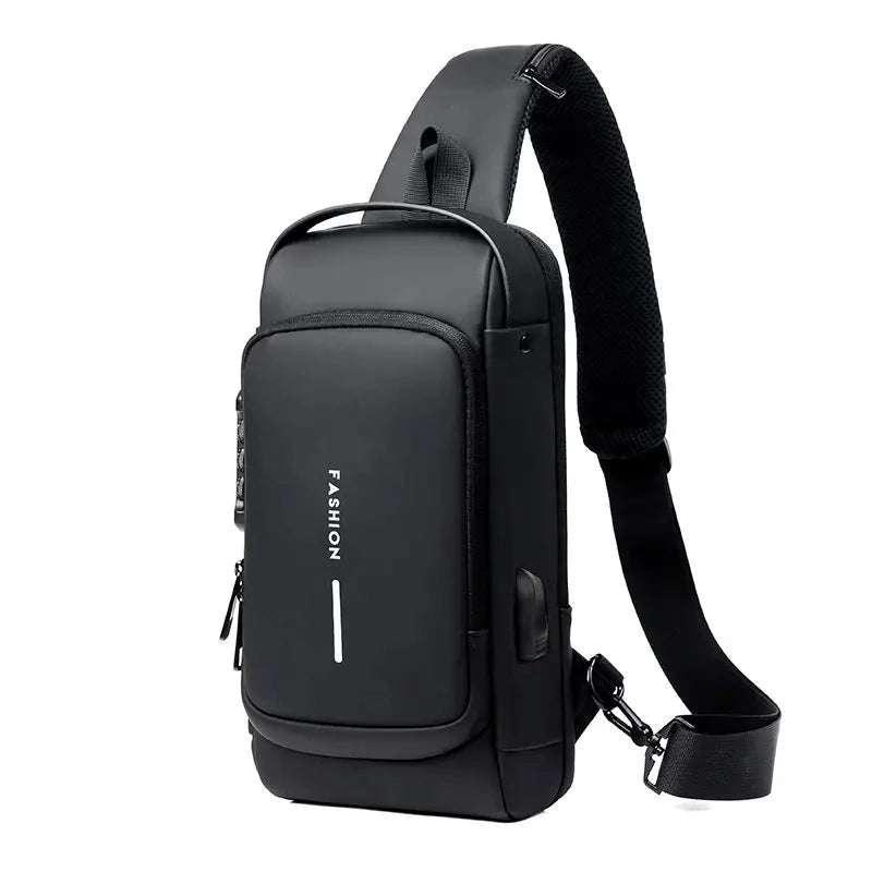 Men’s Anti-Theft Laptop Crossbody Bag Lightweight Travel Style