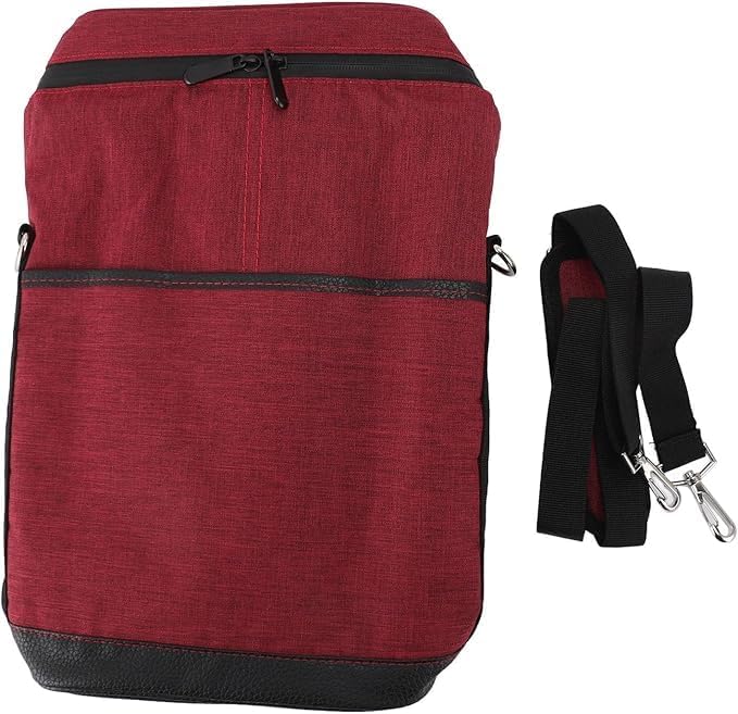 Insulated Wine Tote Bag For Two Bottles With Leakproof Divider And Strap