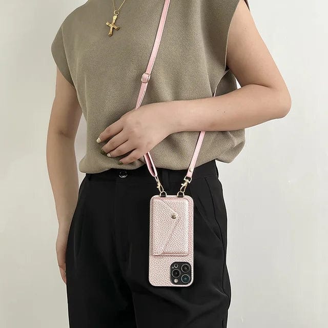 Crossbody Phone Case with Strap and Cardholder