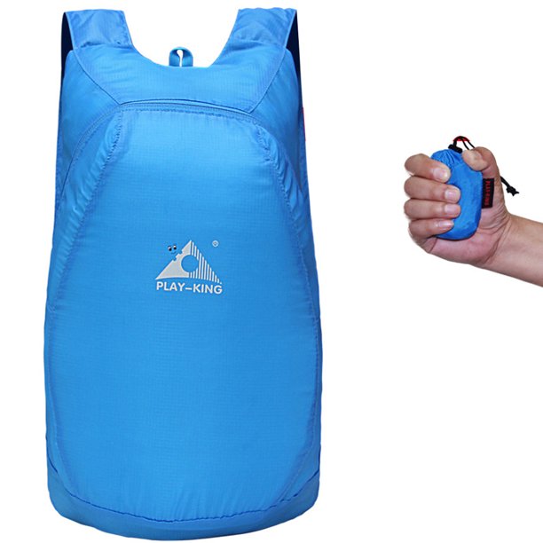 Compact Foldable Travel Backpack 20L Lightweight Water-Repellent Bag