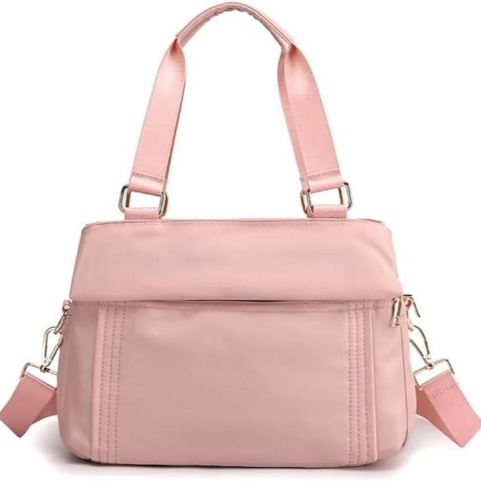 Women's Multi-Layer Large Capacity Nylon Crossbody Travel Bag