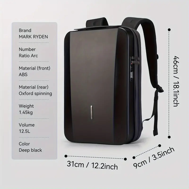 Logan | Men's Large Capacity Anti-Theft Travel Hiking Rucksack Laptop Backpack