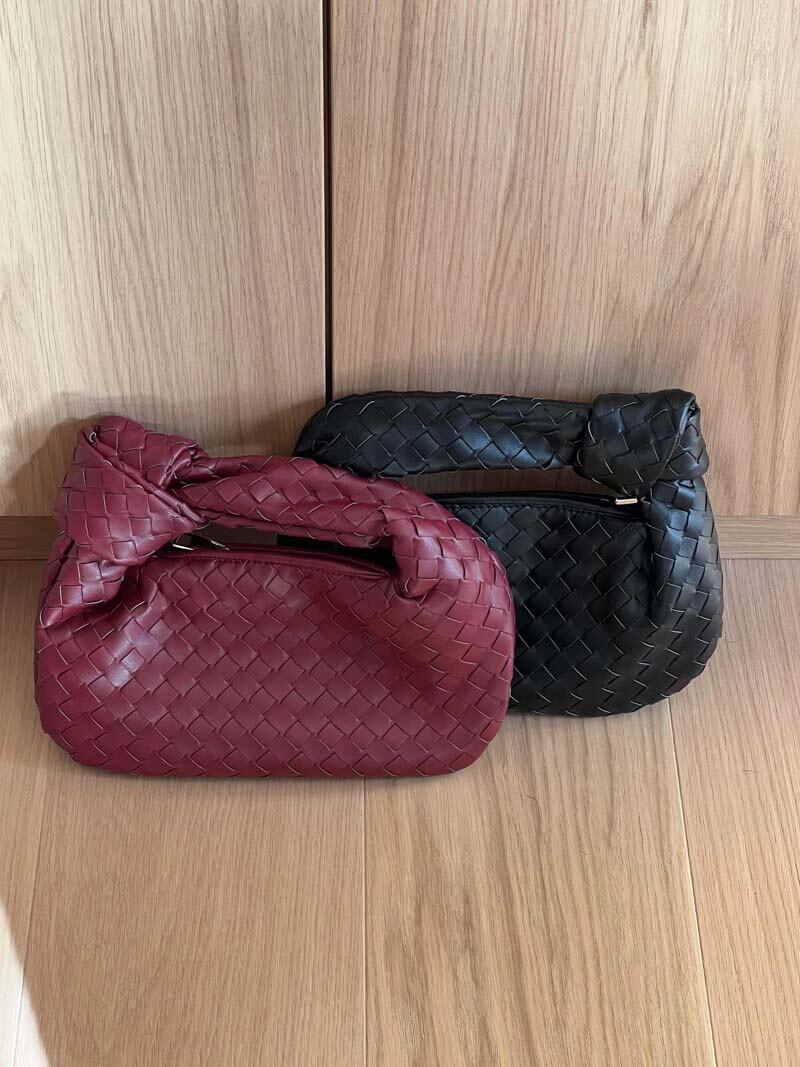 Women’s Mini Handbag Compact Woven Style With Top Handle