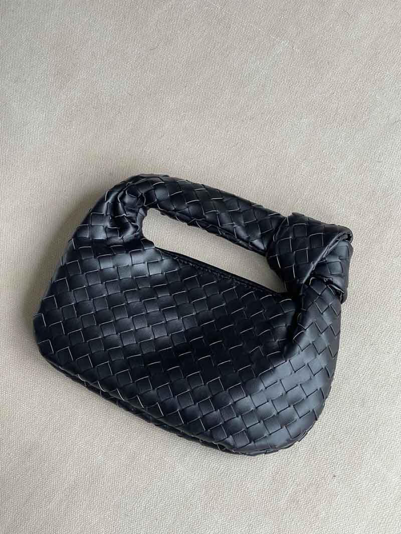 Women’s Mini Handbag Compact Woven Style With Top Handle