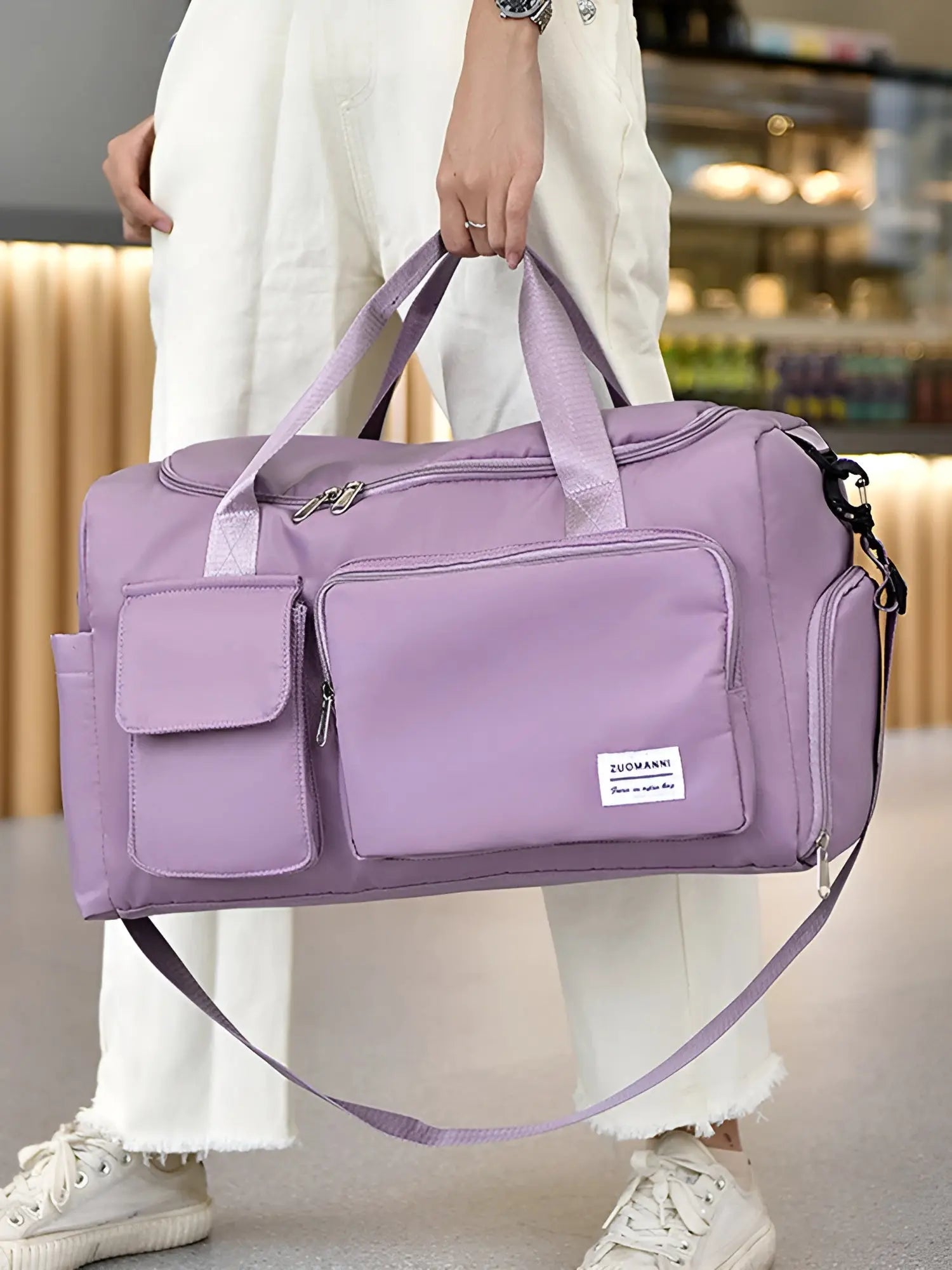Waterproof Multifunction Travel Bag with Smart Pockets and Shoe Section