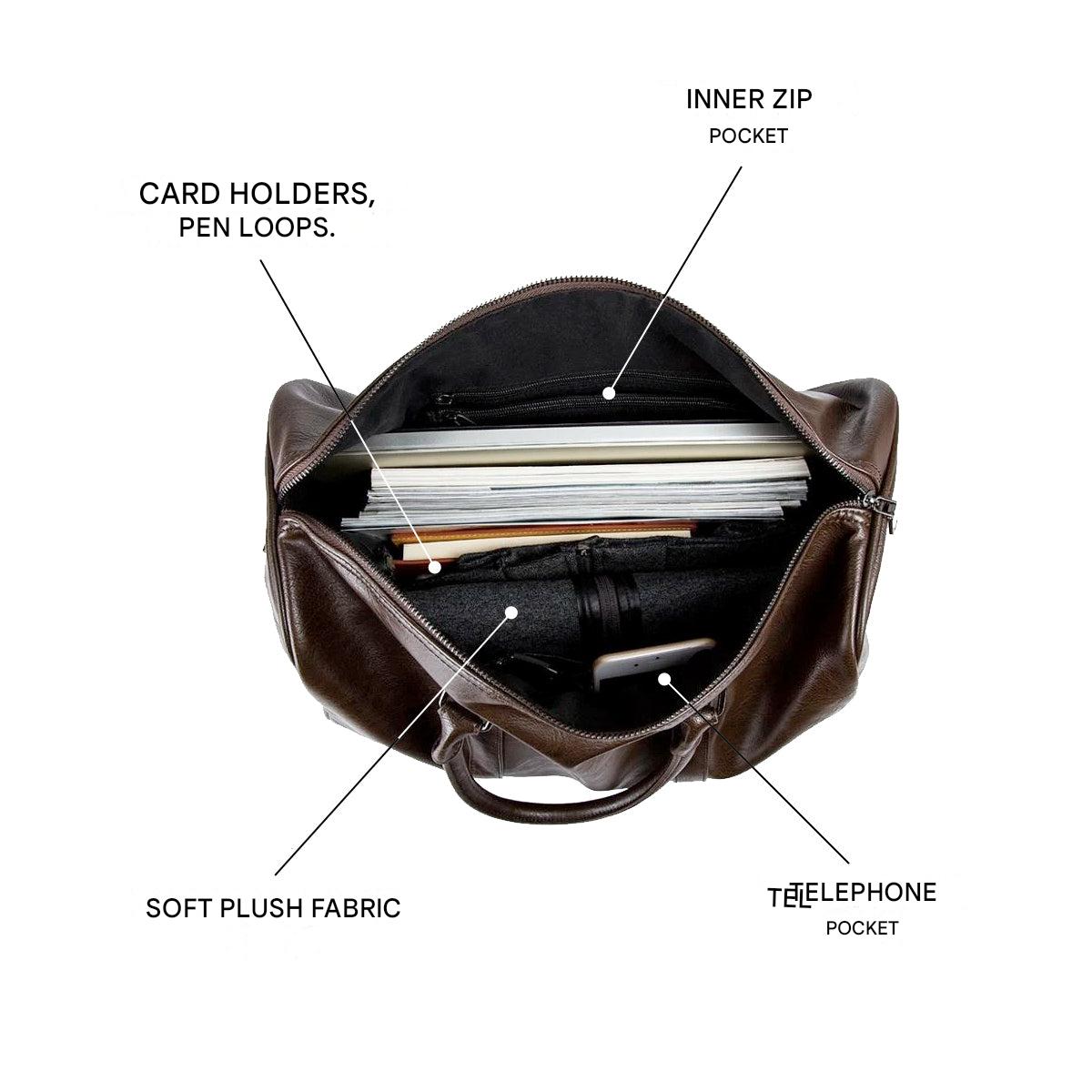 Spacious Travel Duffel Bag Durable Lightweight Cabin Carry-On