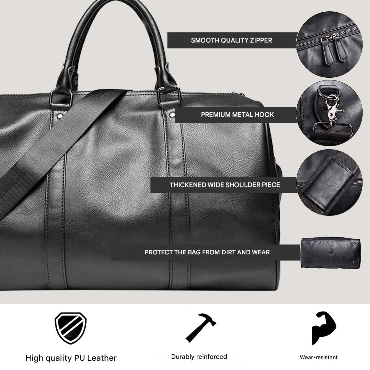 Spacious Travel Duffel Bag Durable Lightweight Cabin Carry-On