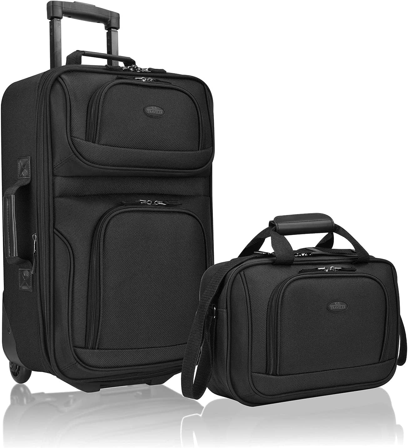 Lightweight 2-Piece Carry-On Travel Set With Expandable Design