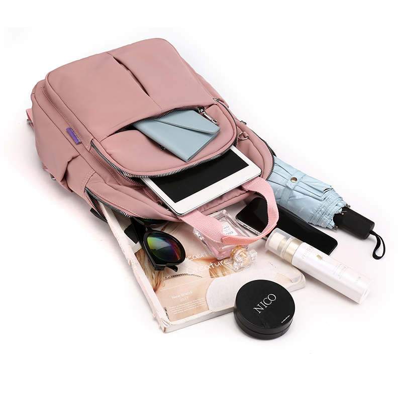Women's Water-Resistant Anti-Theft Backpack with Multi-Compartment StorageTheft Backpack – Multi-Compartment Design