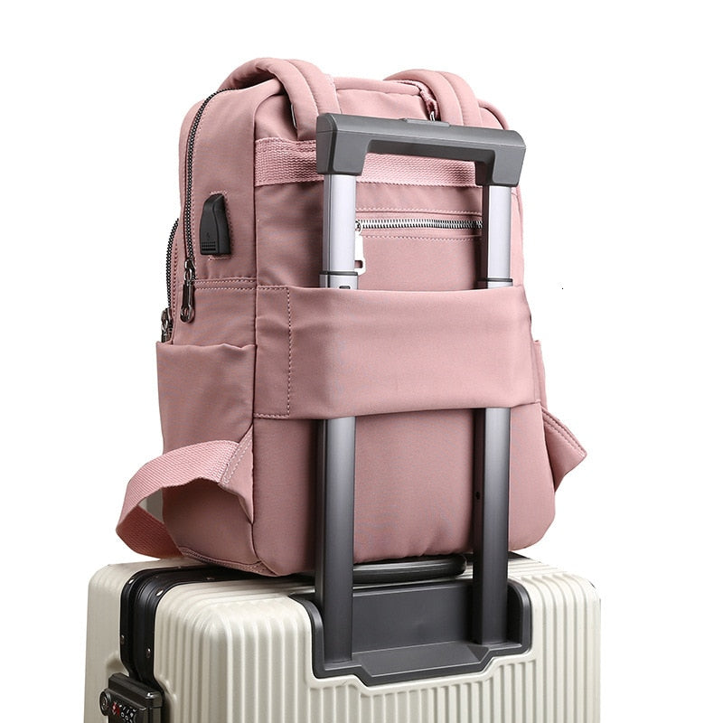 Women's Water-Resistant Anti-Theft Backpack with Multi-Compartment StorageTheft Backpack – Multi-Compartment Design