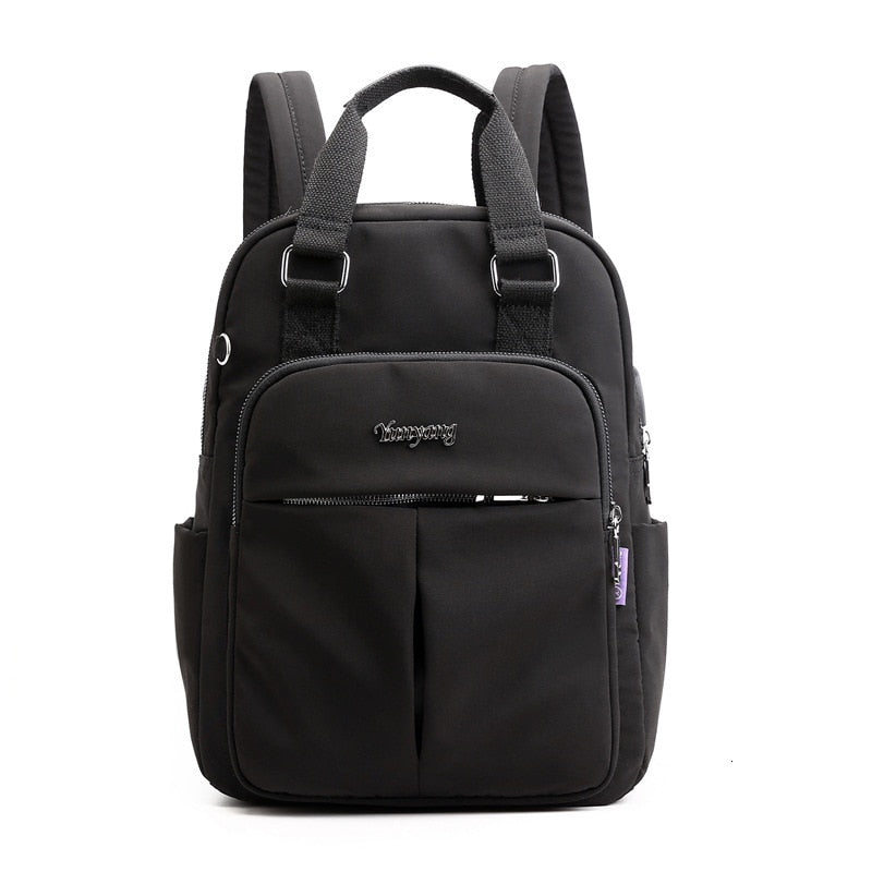 Women's Water-Resistant Anti-Theft Backpack with Multi-Compartment StorageTheft Backpack – Multi-Compartment Design