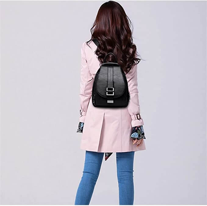 Women’s Water-Resistant Backpack with Multi-Compartments for Everyday Use
